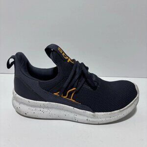 Adidas Big Kids’ Lite Racer Adapt 7.0 Blue Sneakers, Boys’ Size 3.5 M